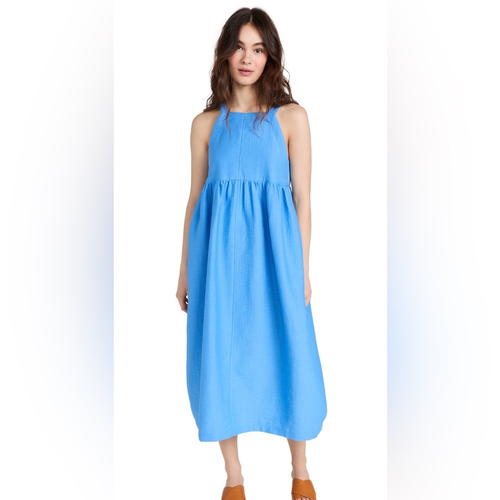 NWT Rachel Comey Fresco Dress in Blue Size Large